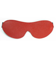 Красная кожаная маска на глаза