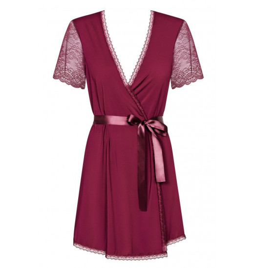 Полупрозрачный пеньюар с кружевными рукавчиками Полупрозрачный пеньюар с кружевными рукавчиками