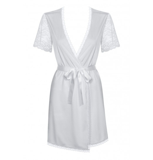 Полупрозрачный пеньюар с кружевными рукавчиками Полупрозрачный пеньюар с кружевными рукавчиками