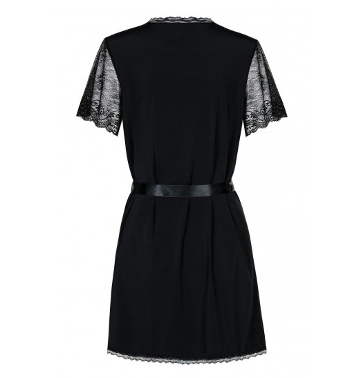 Полупрозрачный пеньюар с кружевными рукавчиками Полупрозрачный пеньюар с кружевными рукавчиками