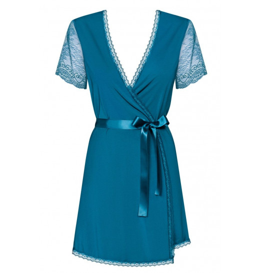 Полупрозрачный пеньюар с кружевными рукавчиками Полупрозрачный пеньюар с кружевными рукавчиками