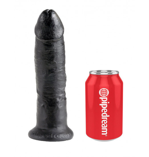 Страпон Harness со съемной чёрной насадкой King Cock 9 - 22,9 см.