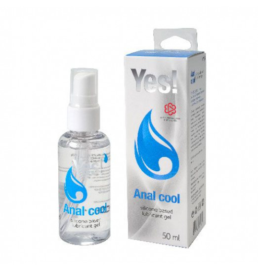 Охлаждающая силиконовая гель-смазка Yes Anal cool - 50 мл.