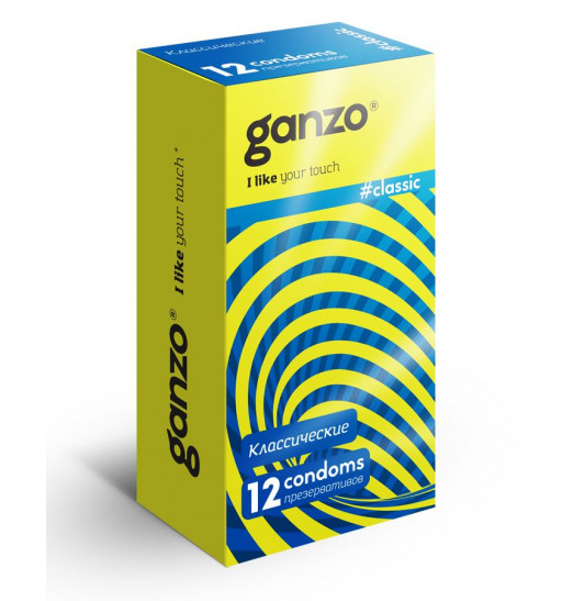 Классические презервативы с обильной смазкой Ganzo Classic - 12 шт. Классические презервативы с обильной смазкой Ganzo Classic - 12 шт.