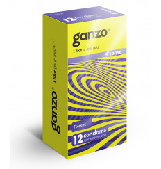 Тонкие презервативы для большей чувствительности Ganzo Sence - 12 шт. Тонкие презервативы для большей чувствительности Ganzo Sence - 12 шт.