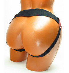 Трусики для маленькой насадки из красной кожи