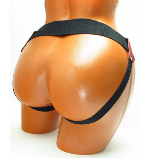 Трусики для маленькой насадки из красной кожи Трусики для маленькой насадки из красной кожи