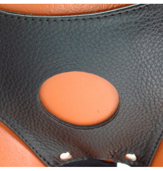 Трусики для страпона коричневого цвета