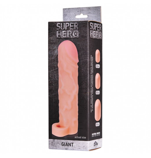 Фаллоудлинитель SUPER HERO Giant - 22 см.