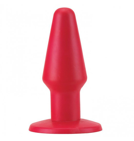 Красная анальная втулка Pure - 13,5 см. Красная анальная втулка Pure - 13,5 см.
