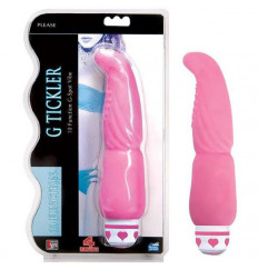 Розовый G-вибростимулятор G Tickler - 21,6 см.