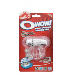 Прозрачное эрекционное виброкольцо OWOW CLEAR