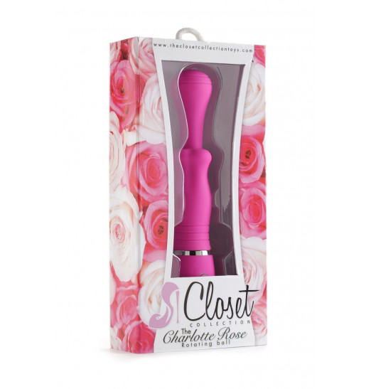Розовый вибромассажёр с вращающейся головкой THE CHARLOTTE ROSE PINK INTERNAL ROTATION - 23 см. Розовый вибромассажёр с вращающейся головкой THE CHARLOTTE ROSE PINK INTERNAL ROTATION - 23 см.