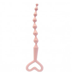Розовая анальная цепочка REE SEDUCE PINK - 32 см.