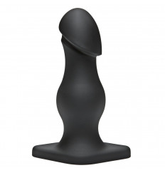 Чёрная анальная пробка TitanMen The Rumpy - 16,5 см.