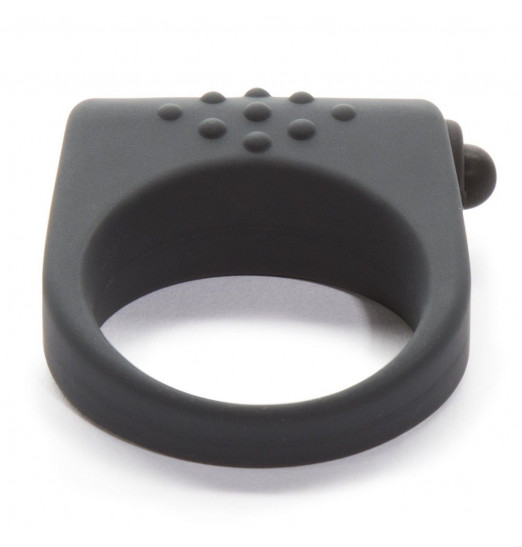 Серое эрекционное виброкольцо Secret Weapon