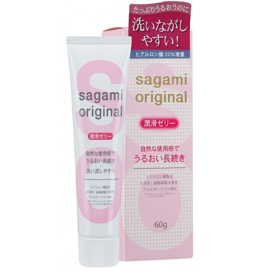 Гель-смазка на водной основе Sagami Original Gel - 60 гр. Гель-смазка на водной основе Sagami Original Gel - 60 гр.