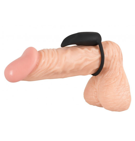 Чёрный вибратор на пальчик или пенис BLACK VELVETS Чёрный вибратор на пальчик или пенис BLACK VELVETS