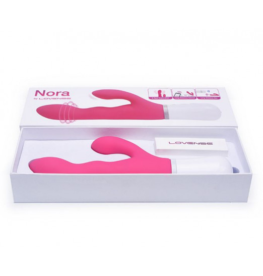 Революционный вибратор с дистанционным управлением Nora New - 20 см. Революционный вибратор с дистанционным управлением Nora New - 20 см.