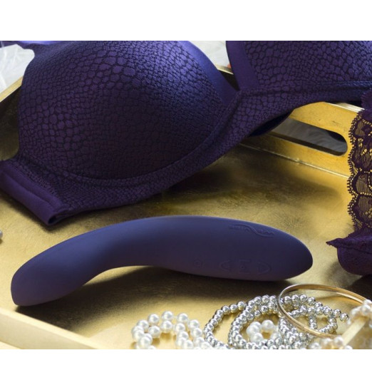 Фиолетовый вибромассажёр We Vibe Rave Purple - 19,3 см.