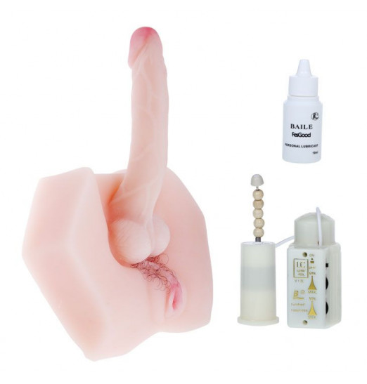 Мастурбатор-гермафродит с вагиной и фаллосом