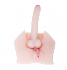 Мастурбатор-гермафродит с вагиной и фаллосом