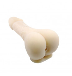 Телесный мастурбатор-насадка Bigger Man