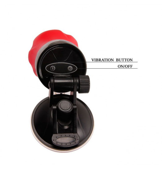 Мастурбатор-вагина Flora с 12 режимами вибрации и присоской Мастурбатор-вагина Flora с 12 режимами вибрации и присоской