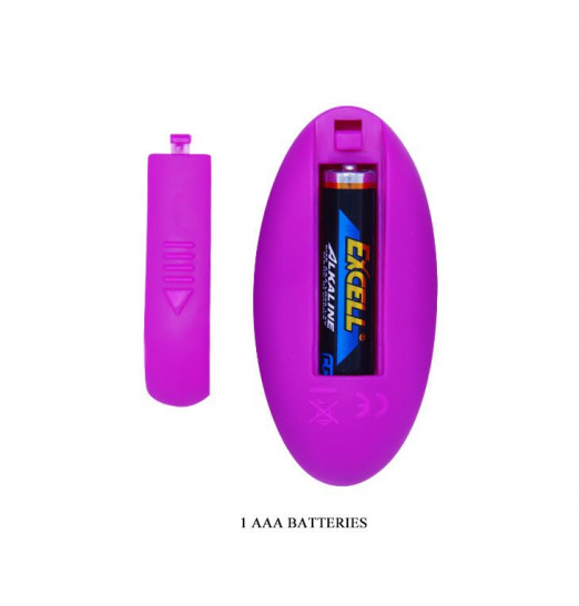 Лиловое виброяичко Arvin с дистанционным управлением