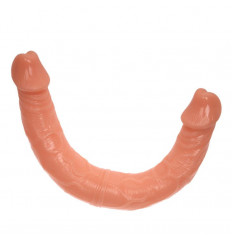 Двухголовый гнущийся фаллоимитатор - 39 см.