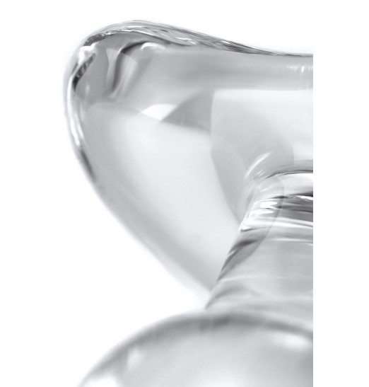 Прозрачная стеклянная анальная пробка - 11,5 см. Прозрачная стеклянная анальная пробка - 11,5 см.