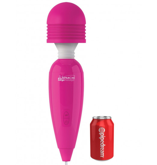 Розовый вибромассажер Mega Wanachi - 43 см. Розовый вибромассажер Mega Wanachi - 43 см.