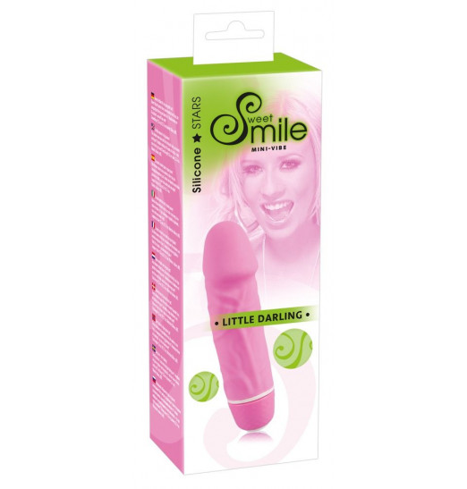 Миниатюрный вибратор Mini Little Darling - 12,5 см.