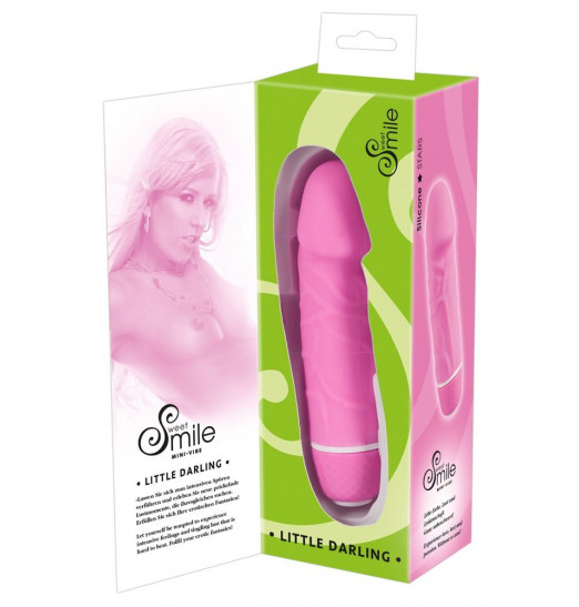 Миниатюрный вибратор Mini Little Darling - 12,5 см.