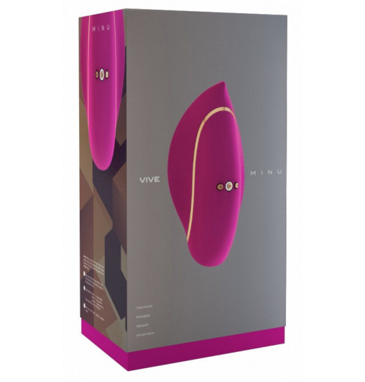 Розовый клиторальный вибратор Minu