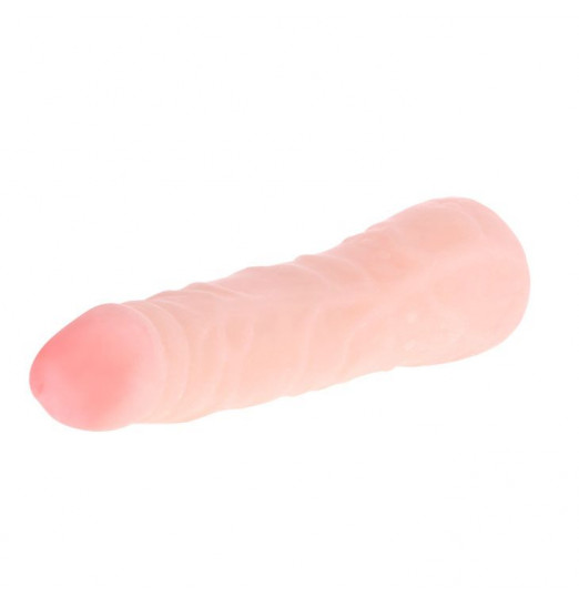 Реалистичный фаллоимитатор с рельефом - 16,3 см. Реалистичный фаллоимитатор с рельефом - 16,3 см.