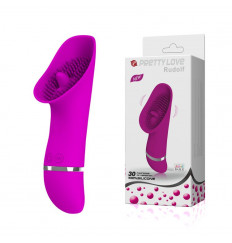 Лиловый вибромассажер для стимуляции клитора Rudolf