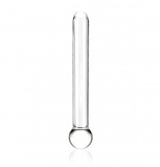 Стеклянный жезл с шаром - 16,5 см.