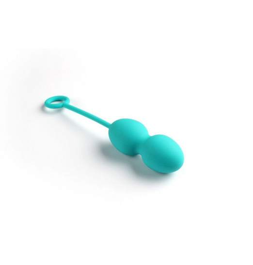 Набор зелёных вагинальных шариков Nova Ball со смещенным центром тяжести Набор зелёных вагинальных шариков Nova Ball со смещенным центром тяжести