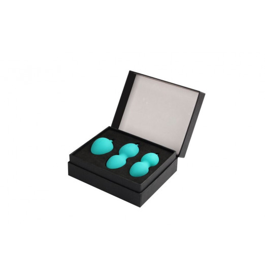 Набор зелёных вагинальных шариков Nova Ball со смещенным центром тяжести Набор зелёных вагинальных шариков Nova Ball со смещенным центром тяжести