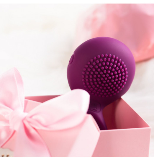 Фиолетовое перезаряжаемое эрекционное виброкольцо Tyler