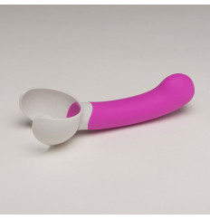 Розовая насадка Reach для массажёра Revel Body - 14 см.