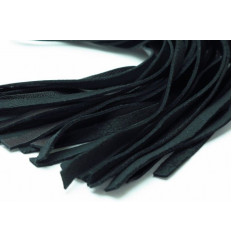 Нежная плеть с красным мехом BDSM Light - 43 см.