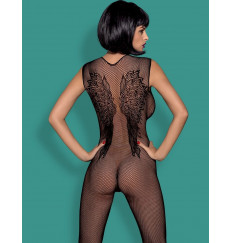 Прелестный комбинезон с ажурными крылышками на спинке