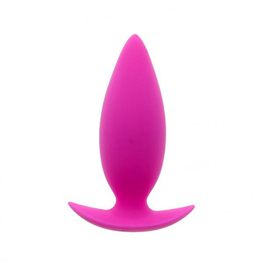 Розовая анальная пробка BOOTYFUL ANAL PLUG SMALL PINK - 9,5 см.