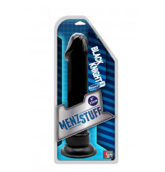 Чёрный анальный фаллоимитатор MENZSTUFF BLACK KNIGHT 9INCH BUTT PLUG - 23 см.