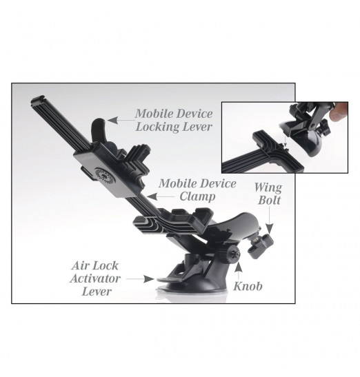 Перезаряжаемый мастурбатор-вагина с держателем для мобильных устройств Extreme Toyz Me