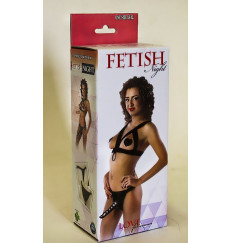 Костюм БДСМ Fetish Night с анальной насадкой длиной 18 см.