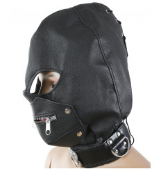 Маска на голову с молнией