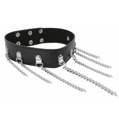 Средний ошейник с цепочками